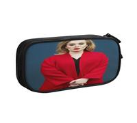 YINGD Adele Pencil Case Large Capacity Storage - 2 Zipper Pockets for Art Tools, Toiletries, Tech Gadgets