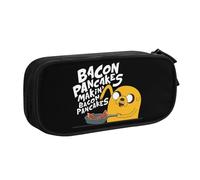 YINGD Adventure Time Jake Pencil Case Large Capacity Pencil Holder Stationery Case Pen Bags Cute Boys Girls Kids Celebration Black t82jcf