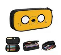 YINGD Adventure Time Jake's Eyes Pencil Cases Big Capacity Organizer Pen Box Storage Pouch for Boys Girls Students Stationery Office