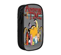 YINGD Adventure Time Pencil Box Multipurpose Pencil Case Cute Pouch Holder Box Game Pen Pouch Bag Organize for Home Office