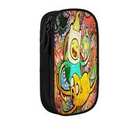 YINGD Adventure Time Pencil Box Multipurpose Pencil Case Cute Pouch Holder Box Game Pen Pouch Bag Organize for Home Office