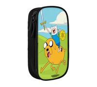 YINGD Adventure Time Pencil Box Multipurpose Pencil Case Cute Pouch Holder Box Game Pen Pouch Bag Organize for Home Office