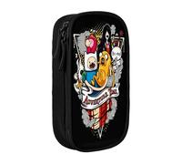 YINGD Adventure Time Pencil Box Multipurpose Pencil Case Cute Pouch Holder Box Game Pen Pouch Bag Organize for Home Office