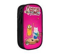 YINGD Adventure Time Pencil Box Multipurpose Pencil Case Cute Pouch Holder Box Game Pen Pouch Bag Organize for Home Office