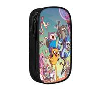 YINGD Adventure Time Pencil Box Multipurpose Pencil Case Cute Pouch Holder Box Game Pen Pouch Bag Organize for Home Office