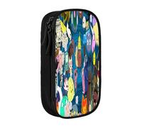 YINGD Adventure Time Pencil Box Multipurpose Pencil Case Cute Pouch Holder Box Game Pen Pouch Bag Organize for Home Office