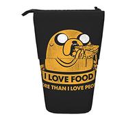 YINGD Adventure Time Pencil Case Expandable Peanuts Organizer Bags Retractable Cute Large Capacity Boy Girl Stationery Pouch Lightweight for School Office JI96