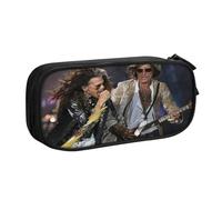 YINGD Aerosmith Pencil Case for Airplane Travel - TSA-Friendly Design with Clear Oxford Fabric & Zipper Closure