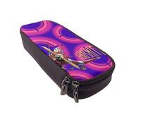 YINGD Aerosmith Pencil Case Multi-Functional Brown Leather Bag for Pens & Small Items