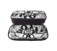 YINGD Aerosmith Pencil Case Versatile PU Leather Case for Writing Tools & Beauty Essentials