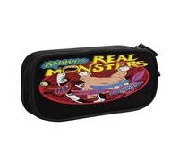 YINGD Ahh Real Monsters Pencil Case Manga Pencilcases Pen Holder Kids Big Capacity Bags Students School Gifts Stationery