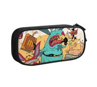 YINGD Ahh Real Monsters Pencil Case Pencil Pouch Pen Holder for Girls Boys Big Capacity Pencil Bags Students School Gifts Stationery