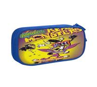 YINGD Ahh Real Monsters Pencil Case Pencilcases Pen Holder for Student Large Storage Bag School Supplies Gifts Stationery