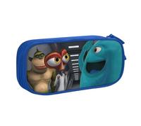 YINGD Ahh Real Monsters Pencil Cases Pencilcases Pen Box for Student Large Storage Bag Students School Zipper Stationery