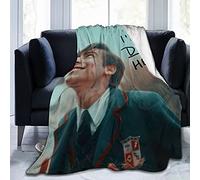 YINGD Aidan actor Gallagher Blanket Throw Blankets Ultra Soft Flannel Lightweight Throws for Couch, Bed, Plush Fuzzy Flannel Microfiber Warm Thermal Blanket