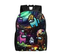 YINGD Among Us School Bag Cartoon Backpack Boys Bag Student Schoolbag Travel Backpack