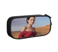 YINGD Angelina Jolie Pencil Case for Artists on The Go - Water-Resistant Oxford Cloth with Brush Loops & Pen Slots