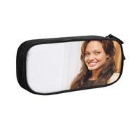 YINGD Angelina Jolie Pencil Case Heavy-Duty Storage Pouch - Water-Resistant Design for School, Office, Hiking Trips