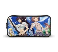 YINGD Anime A Certain Scientific Railgun Pencil Case Bag