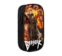 YINGD Anime Berserk Pencil Case, Multipurpose Pencase,Large Capacity Durable Stationery Bag Organizer School Office Supplies