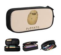 YINGD Anime Black Clover Pencil Case Large Capacity School Stuff Student Stationery Office Supplies