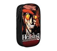 YINGD Anime Hellsing Pencil Case, Multipurpose Pencase,Large Capacity Durable Pencil Pouch Storage Pen Bag Organizer Stationery