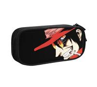 YINGD Anime Hellsing Pencil Case, Multipurpose Pencase,Large Capacity Durable Pencil Pouch Storage Pen Bag Organizer Stationery