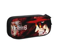 YINGD Anime Hellsing Pencil Case, Multipurpose Pencase,Large Capacity Durable Pencil Pouch Storage Pen Bag Organizer Stationery-pencilcase