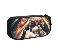 YINGD Anime Overlord Albedo Pencil Case, Multipurpose Pencase,Large Capacity Durable Pencil Pouch Storage Pen Bag Organizer Stationery