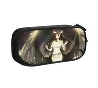 YINGD Anime Overlord Albedo Pencil Case, Multipurpose Pencase,Large Capacity Durable Pencil Pouch Storage Pen Bag Organizer Stationery-pencilcase
