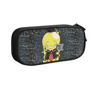 YINGD Assassination Classroom Pencil Case, Multipurpose Pencase,Large Capacity Durable Pencil Pouch Storage Pen Bag Organizer Stationery-pencilcase