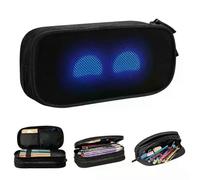 YINGD Astrobot Face Cartoon Game Pencil Case Astros Playroom Pen Bag Student Big Capacity School Supplies Gifts Pencilcases