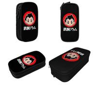 YINGD Astroboy Manga Anime Pencil Cases Mighty Atom Astro Boy Pen Holder Bags for Student Big Capacity School Supplies Pencilcases