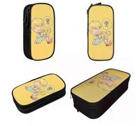 YINGD ATLarge-Capacity Pencil Case The Little Prince Fox and Rose Merch Kids Gift Double Layer Pencilcase Girl Make Up Bag Gift