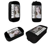 YINGD ATNayeon Pop Pop Pencil Cases Creative Twice Idol Pen Bag Girls Boys Large Storage School Supplies Gifts Pencilcases