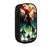 YINGD Attack On Titan Pencil Case, Multipurpose Pencase,Large Capacity Durable Stationery Bag Organizer School Office Supplies-Pencilcase