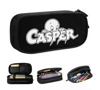 YINGD ATThe Friendly Ghost Casper Pencil Cases Stationery Bag Pen Box for Girl Boy Big Capacity Bags Students School Zipper Stationery