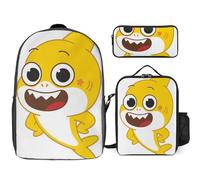 YINGD Baby Shark’s Big Show Backpack Success Pack Complete School System with Organized Stationery Hub