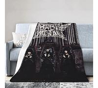 YINGD Babymetal Throw Blanket for Couch Sofa Fluffy Microfiber Throw Soft, Cozy, Lightweight Suitable for Bed,Sofa,Chair, Camp Bed Livin 150CM X 125CM