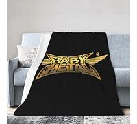 YINGD Babymetal Throw Blanket for Couch Sofa Fluffy Microfiber Throw Soft, Cozy, Lightweight Suitable for Bed,Sofa,Chair, Camp Bed Livin 150CM X 125CM