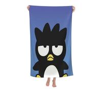 YINGD Badtz-Maru Microfiber Beach Towel Lightweight Swimming Towel Cute Anime Soft Anti-Fade Super Absorbent HnA272