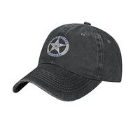 YINGD Baseball Cap U.S. Marshal Service Badge Adjustable Cowboy Hat Breathable Sun Hat Unisex Fit for Men and Women Black