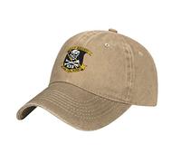 YINGD Baseball Cap Vfa-103 Fear The Bones Jolly Rogers Adjustable Cowboy Hat Breathable Sun Hat Unisex Fit for Men and Women Natural