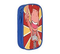 YINGD Basketball Anime Characters Pencil Cases Cute Pen Box Bag Student Large Storage Office Gift Pencilcases