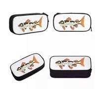 YINGD Bass Fishing Productions Merch BFP Redtail Pencil Cases Big Capacity Organizer Pen Box Storage Pouch for Boys Girls Students