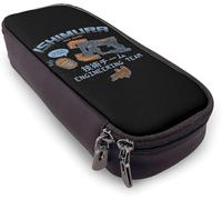 YINGD BDE Grunt from Mass - Effect Sumie Style Big Capacity Pen Case Leather Pencil Case Durable Pen Pouch Desk Organizer with Zipper for School & Offic