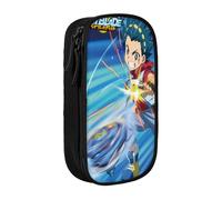 YINGD Beyblade Burst Pencil Case for Baking Tools - Heat-Resistant Lining for Measuring Spoons, Pens, Recipe Cards