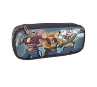 YINGD Biker Mice from Mars Pencil Case Versatile Leather Organizer for Pencils Makeup Brushes Small Items