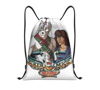 YINGD Biker Mice from MarsBackpack for Students, Durable and Lightweight Rucksack, Waterproof Book Bag with Breathable Shoulder Strap
