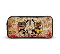 YINGD Bill Cipher Gravity Falls Pencil Case Student Pen Bag Storage Organizer Pencil Case Stationery Bag Office Supplies for Kids and Adult